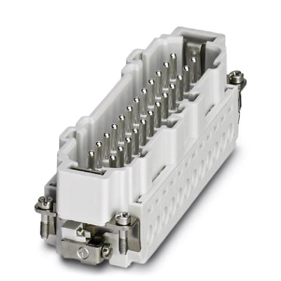 HC-B 24-I-UT-M-48    HEAVYCON female insert, B24 series, 24-pos., 25 ... 48 printed, screw connectio