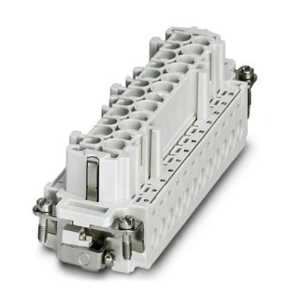 HC-B 24-I-UT-F-48    HEAVYCON female insert, B24 series, 24-pos., 25 ... 48 printed, screw connectio
