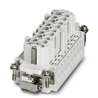 HC-B 16-I-UT-F-32    HEAVYCON female insert, B16 series, 16-pos., 17 ... 32 printed, screw connectio