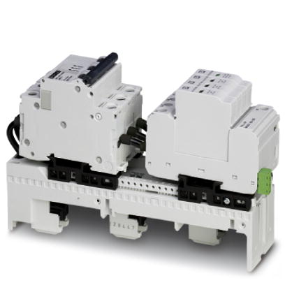 VAL-CP-MOSO 60-3S-FM    Combination of type 2 surge protection and arrester backup fuse, with arrester monitoring, in combination with a status indica