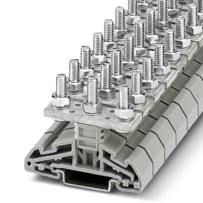 HV M6/2    Bolt connection terminal block, Type of connection: Bolt connection, Screw connection, Cross section: 2.5 mm? - 35 mm?, AWG 14 - 2, Width: