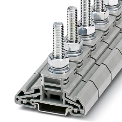 HV M10/1    Bolt connection terminal block, Type of connection: Bolt connection, Screw connection, Cross section: 6 mm? - 120 mm?, AWG 10 - 250 kcmil,