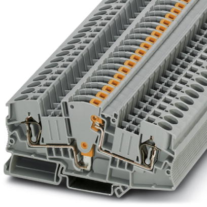 STME 6    Feed-through terminal block, Type of connection: Spring-cage connection, Cross section: 0.2 mm? - 10 mm?, AWG 24 - 8, Width: 8.2 mm, Color: