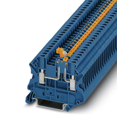 UT 2,5-MT P/P BU    Universal terminal block, Connection type: Screw connection, Cross section: 0.14 mm? - 4 mm?, AWG: 26 - 12, Nominal current: 20 A,