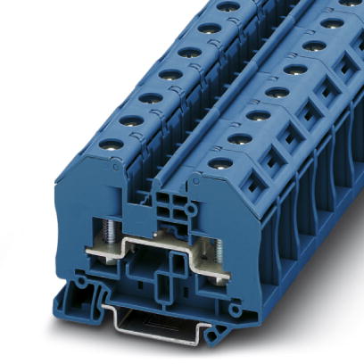 RT 5 BU    Feed-through terminal block with bolt connection, cross section: 0.1 - 6 mm^2, AWG: 26 - 10, width 16.3 mm, color: Gray