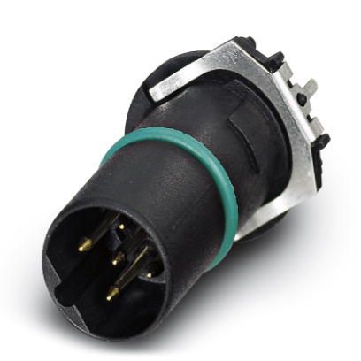 SACC-CI-M12MSB-5CON-L180 THR    Sensor/actuator flush-type connector, 5-pos., B-coded, with straight
