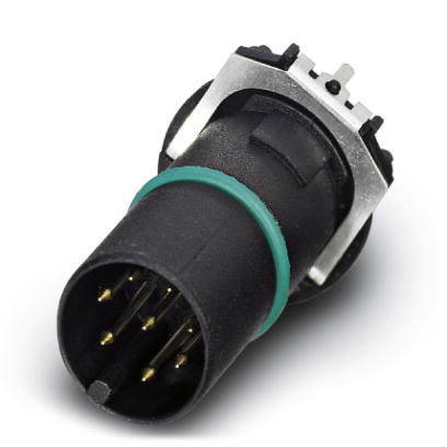 SACC-CI-M12MS-8CON-L180-THR SH    Sensor/actuator flush-type connector, 8-pos., shielded, with strai