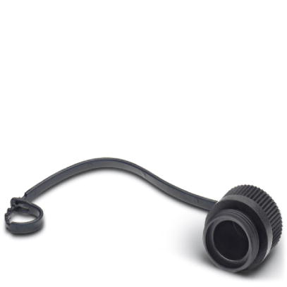 PROT-MINMS-PA-CHAIN    Plastic screw plug 7/8" with fixing band, for 7/8" sockets