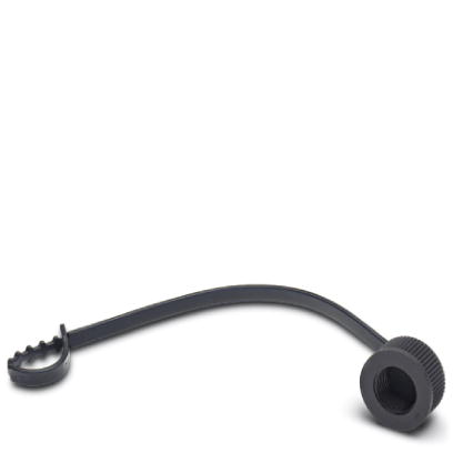 PROT-M12 FS-PA-CHAIN    M12 plastic sealing cap with fixing band, for unoccupied M12 connectors