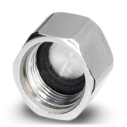 PROT-M12 FS-M    M12 metal sealing cap for unoccupied M12 connectors of the sensor/actuator cable, f