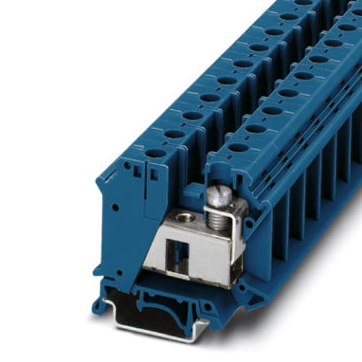 UIK 35 BU    Feed-through modular terminal block, Screw connection, Cross section: 0.75 mm? - 35 mm?, AWG: 18 - 2, Width: 15.2 mm, Color: blue, Mounti