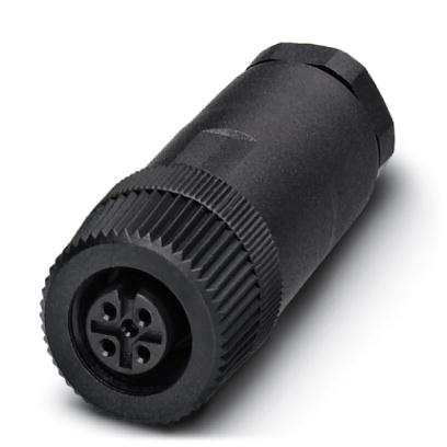 SACC-M12FS-5CON-PG9    Sensor/actuator connector, female, straight, 5-pos., M12, A-coded, screw conn
