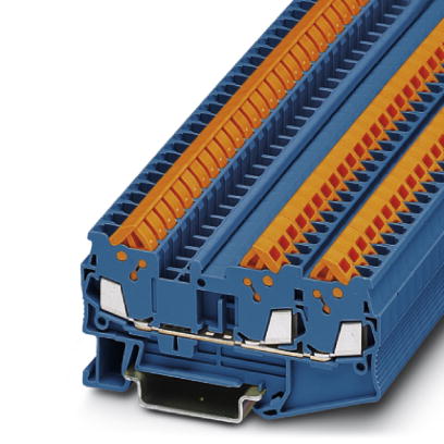 QTC 1,5-TWIN BU    Feed-through modular terminal block, Type of connection: Quick connection, Quick connection, Cross section: 0.25 mm? - 1.5 mm?, AWG