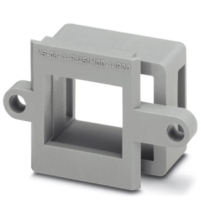 VS-08-A-RJ45/MOD-1-IP20    RJ45 panel mounting frame, 1x, IP20, for modular socket inserts (Keystone