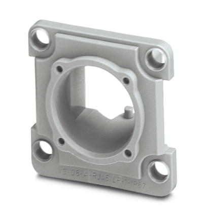 VS-08-A-RJ45/LP-1-IP67    RJ45 panel mounting frame, IP67, for PCB connection, for square panel cuto