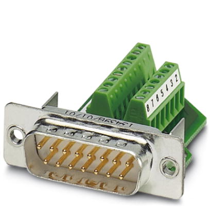 VS-15-ST-DSUB/16-MPT-0,5    D-SUB contact insert, shell size 2, with 15 signal contacts, male contac