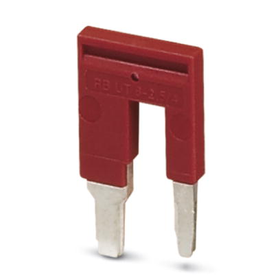 RB UT 6-(2,5/4)    Cross connector/jumper for modular terminal block, Number of positions: 2, Color: red