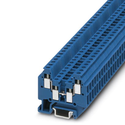 MT 1,5-QUATTRO BU    Feed-through modular terminal block, Cross section: 0.14 mm? - 1.5 mm?, AWG: 26 - 16, Connection type: Screw connection, Width: 4