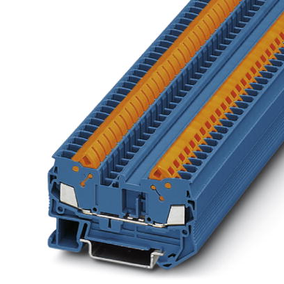 QTC 2,5 BU    Feed-through modular terminal block, Type of connection: Quick connection, Quick connection, Cross section: 0.5 mm? - 2.5 mm?, AWG 20 -