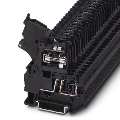 ST 4-HESILED 24 (5X20)    Fuse terminal block with LED for mounting on NS 35, for cartridge fuse inserts 5 x 20, 5 x 25 and 5 x 30 mm