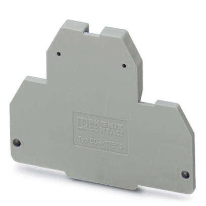 DG-MTTB 1,5    Spacer modular terminal blocks end cover, Color: gray
