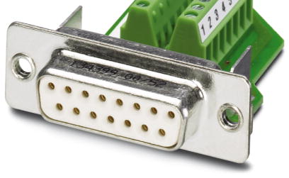 VS-15-BU-DSUB/16-MPT-0,5    D-SUB contact insert, shell size 2, with 15 signal contacts, female cont