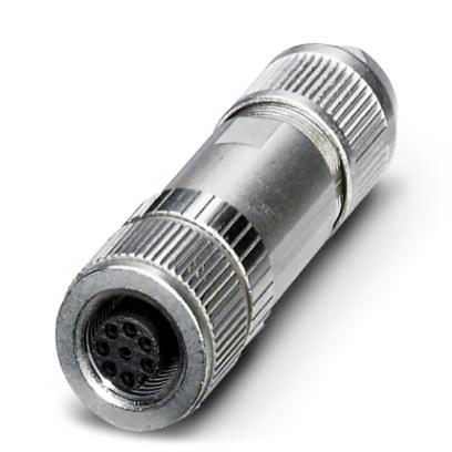 SACC-M12FS-6Q SH VARAN    Bus system connectors, VARAN, socket, straight, 6-pos., M12 shielded, QUIC