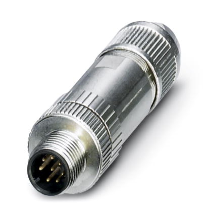 SACC-M12MS-6Q SH VARAN    Bus system connectors, VARAN, plug, straight, 6-pos., M12 shielded, QUICKO
