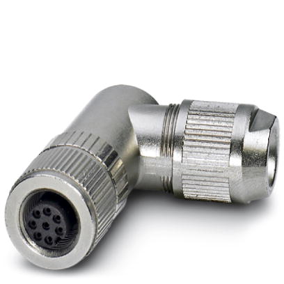 SACC-M12FR-6Q SH VARAN    Bus system connectors, VARAN, socket, angled, 6-pos., M12 shielded, QUICKO