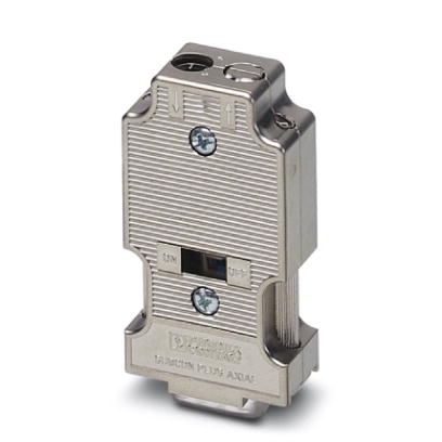 SUBCON-PLUS-PROFIB/AX    PROFIBUS connector up to 12 Mbit/s, axial version, integrated terminating resistor that can be connected externally, connecti
