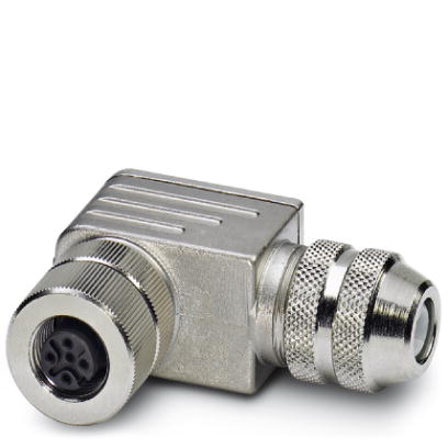 SACC-M12FR-5CON-PG 9-SH    Sensor/actuator connector, socket, angled, 5-pos., M12 shielded, A-coded,