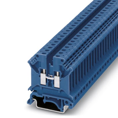 UK 5 N BU    Feed-through modular terminal block, Type of connection: Screw connection, Cross section: 0.2 mm? - 6 mm?, AWG 24 - 10, Width: 6.2 mm, Co