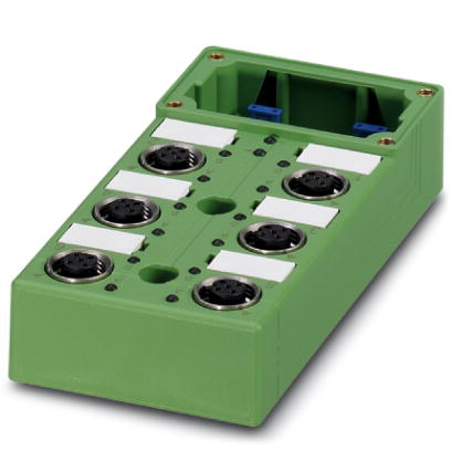 SACB-6/ 6-L-C GG SCO    Sensor/actuator box, with LED, header, pluggable connection and single-assig