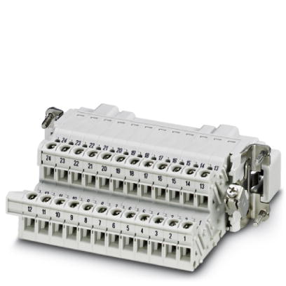HC-B 24-A-UT-PEL-M    HEAVYCON terminal adapter, male insert, B24 series, 24-pos., right PE connecti