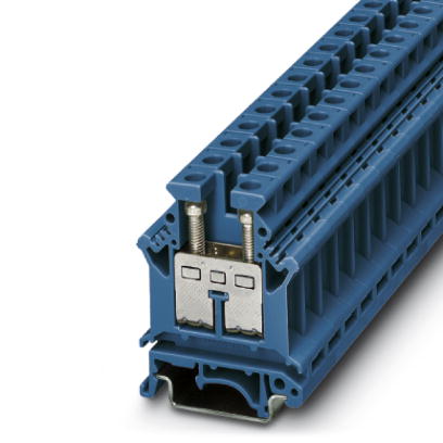 UK 16 BU    Feed-through modular terminal block, Type of connection: Screw connection, Cross section: 0.5 mm? - 16 mm?, AWG 20 - 6, Width: 10.2 mm, Co