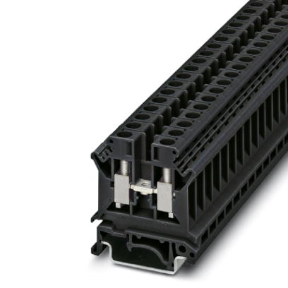 UK 10 N BK    Feed-through modular terminal block, Type of connection: Screw connection, Number of positions: 1, Cross section: 0.5 mm? - 16 mm?, AWG