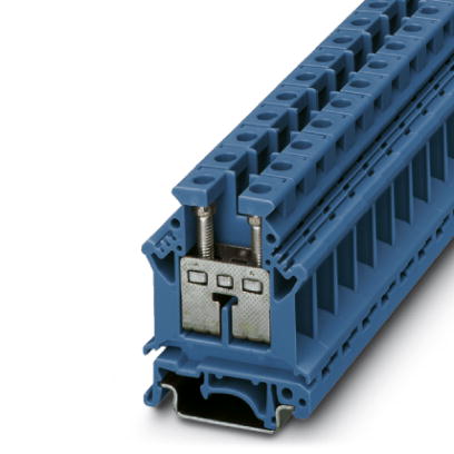 UK 16 N BU    Feed-through modular terminal block, Type of connection: Screw connection, Cross section: 2.5 mm? - 25 mm?, AWG 12 - 4, Width: 12.2 mm,