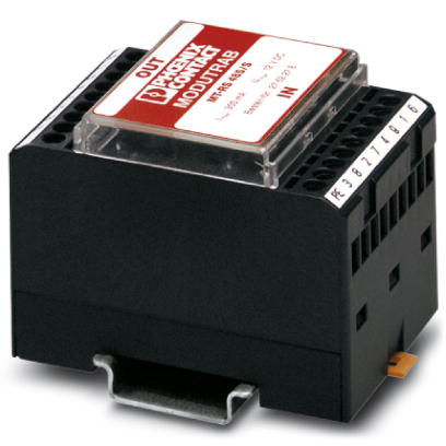 MT-RS485    Rail-mountable module with surge voltage coarse and fine protection for RS-485 interface, for mounting on NS 35/7.5, housing width: 50 mm