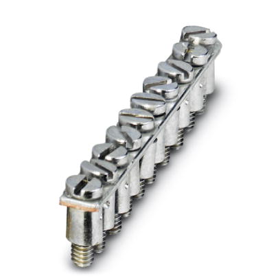 FBRN 10-4 N    Cross connector/jumper for modular terminal block, Number of positions: 10, Color: silver