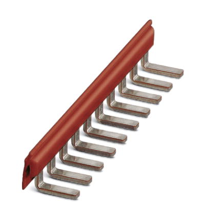 EB 80- DIK RD    Cross connector/jumper for modular terminal block, Number of positions: 80, Color: red