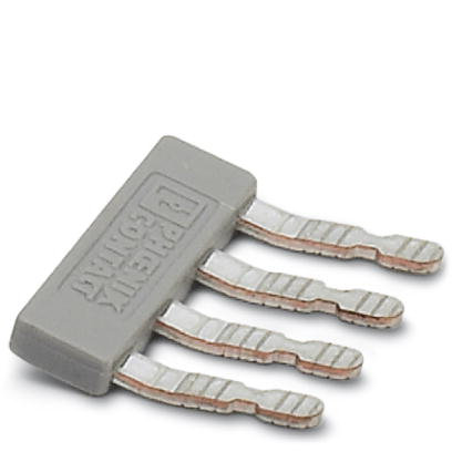 EB 4- 5    Cross connector/jumper for modular terminal block, Number of positions: 4, Color: gray