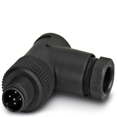 SACC-M12MR-5CON-PG9    Sensor/actuator connector, male, angled, 5-pos., M12, A-coded, screw connecti