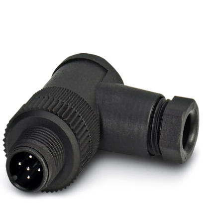 SACC-M12MR-5CON-PG 7    Sensor/actuator connector, male, angled, 5-pos., M12, A-coded, screw connect