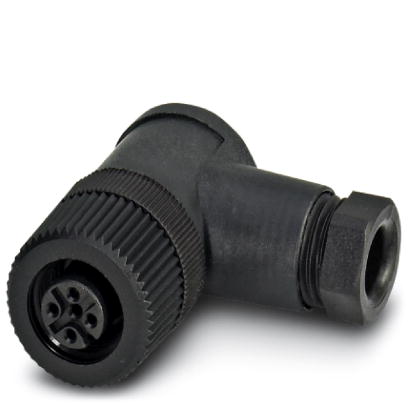 SACC-M12FR-4CON-PG7    Sensor/actuator connector, female, angled, 4-pos., M12, A-coded, screw connec