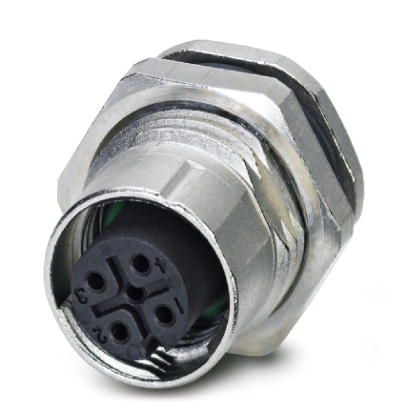 SACC-DSI-FS-4CON-L180/SCO SH    Sensor/actuator flush-type socket, 4-pos., M12 SPEEDCON, shielded, A