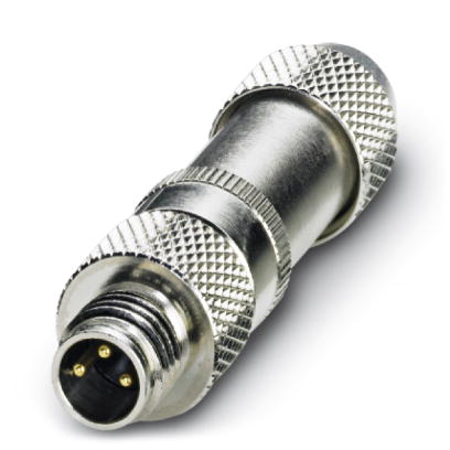 SACC-M 8MS-3CON-M-SH    Sensor/actuator connector, male, straight, 3-pos., M8, shielded, solder conn