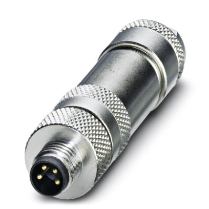SACC-M 8MS-4CON-M-0,34-SH    Sensor/actuator connector, male, straight, 4-pos., M8, shielded, screw