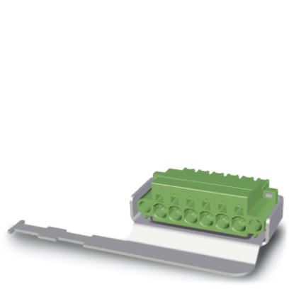 SPC 5/ 6-STF-SHL-7,62BKBDW2,BR    Plug component, Nominal current: 41 A, Nom. voltage: 1000 V, Pitch