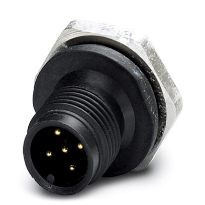 SACC-E-M12MS-5CON-M16 PSCUP    Sensor/actuator flush-type connector, male, 5-pos., M12, A-coded, fro