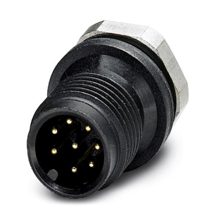 SACC-E-M12MS-8CON-M12 PSCUP    Sensor/actuator flush-type connector, socket, 8-pos., M12, A-coded, f
